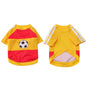 Pet Soccer Jersey Polyester Cotton Dog Vest 100g Small Dog Clothing M-XL