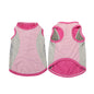 Polyester Breathable Pet Vest Dog Clothing Blue/Pink S-L