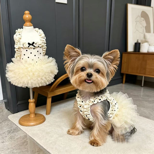 Princess Style Polyester Pet Half Skirt Dress XS-XL Small Dog Clothing