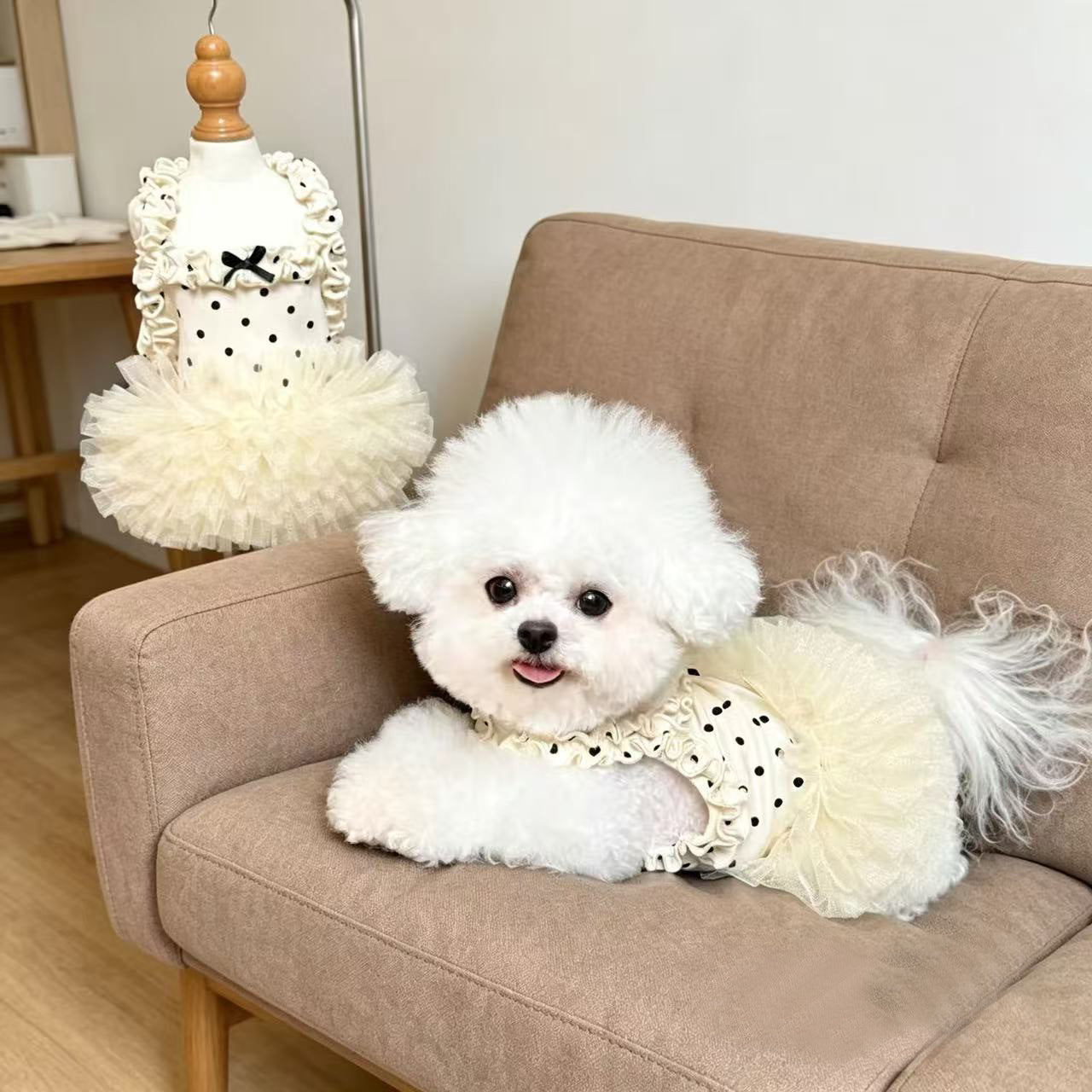 Princess Style Polyester Pet Half Skirt Dress XS-XL Small Dog Clothing